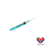 سرنگ 2.5 سی سی لوئراسلیپ سه تکه مینا